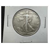 1937 Silver Walking Liberty Half Dollar