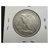 1937 Silver Walking Liberty Half Dollar