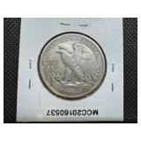 1941 D Silver Walking Liberty Half Dollar