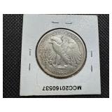 1941 D Silver Walking Liberty Half Dollar
