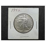 1942 Silver Walking Liberty Half Dollar