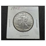 1942 Silver Walking Liberty Half Dollar