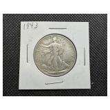 1943 Silver Walking Liberty Half Dollar