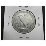 1943 D Silver Walking Liberty Half Dollar