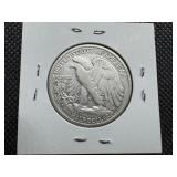 1943 D Silver Walking Liberty Half Dollar