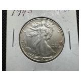 1945 Silver Walking Liberty Half Dollar
