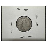 1927 S Silver Mercury Dime