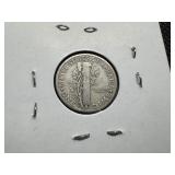 1927 S Silver Mercury Dime