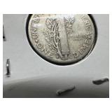 1927 S Silver Mercury Dime