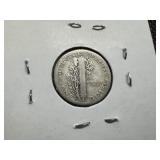 1928 S Silver Mercury Dime