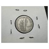 1929 Silver Mercury Dime