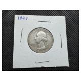1962 Silver Washington Quarter