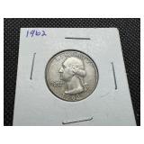 1962 Silver Washington Quarter