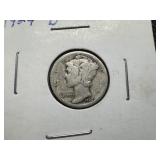 1924 D Silver Mercury Dime