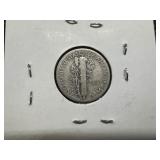 1925 S Silver Mercury Dime