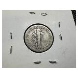 1925 S Silver Mercury Dime