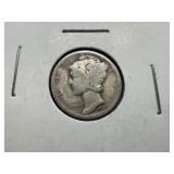 1927 Silver Mercury Dime