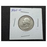 1960 D Silver Washington Quarter