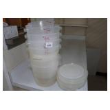 Clear Food Storage Bins and Lids