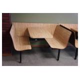 *3* Wall Style Laminated Contoured Booths