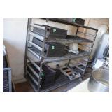 Industrial Metal Rolling Rack