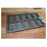 *7* Mini Rectangle Loaf Baking Sheets - Count