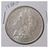 1884 O Morgan Silver Dollar