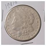 1921 S Morgan Silver Dollar