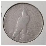 1922D Silver Peace Dollar