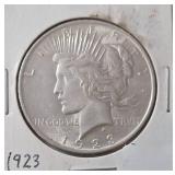 1923 Silver Peace Dollar