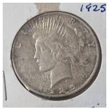 1925 Silver Peace Dollar
