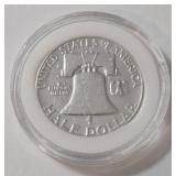1952 Silver Franklin Half Dollar