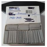 96 Wheat Pennies in Cards - (1940-1958)