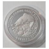 1 Oz. Silver Striped Bass  - National Fishing Grand Slam - Round