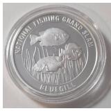1 Oz. Silver Blue Gill  - National Fishing Grand Slam - Round