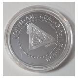 1 Oz. Silver Mahi Mahi - National Fishing Grand Slam - Round