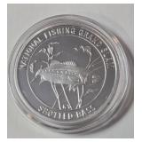 1 Oz, Silver Spotted Bass - National Fishing Grand Slam - Round