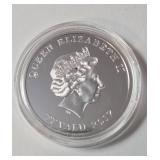 1 Oz. Silver - TUVALU 2017 Queen Elizabeth II - Remember Pearl Harbor 75th Anniversary Edition - December 7, 1941