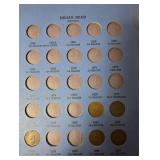 Indian Head Cent - Book is not full - contains 27 coins