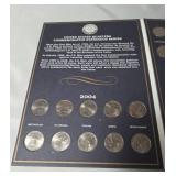 US Commemorative State Quarter Book 2004-2008 - Book is full
