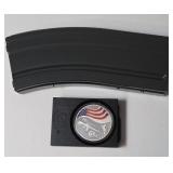 Colt M16 Caliber 5.56MM - 1 Oz. Silver Colored Coin - in Box with COA