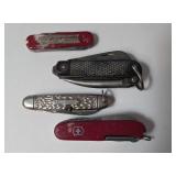 4 Multi-Function Pocket Knives