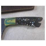 (FS) 12" Cleaver with Leather Sheat...