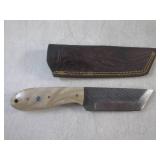 (FS) 8" Fixed Blade Knife with Leat...