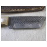(FS) 8" Fixed Blade Knife with Leat...