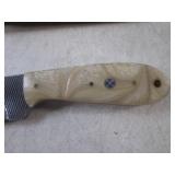 (FS) 8" Fixed Blade Knife with Leat...