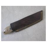 (FS) 8" Fixed Blade Knife with Leat...