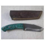 (FS) 8" Fixed Blade Knife with Leat...