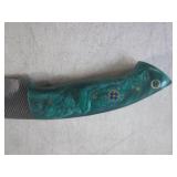 (FS) 8" Fixed Blade Knife with Leat...