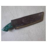 (FS) 8" Fixed Blade Knife with Leat...